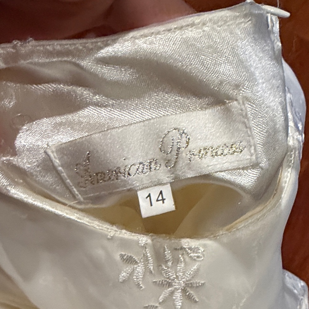 American Princess Ivory Floral Dress - Picture 2 of 4